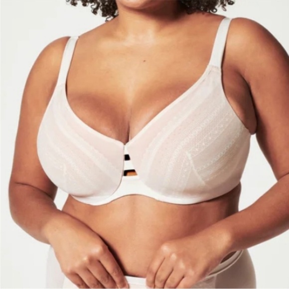 NWT SPANX brallelujah Illusion Lace Full Coverage Bra
Linen beige Front Clasp - Picture 3 of 11